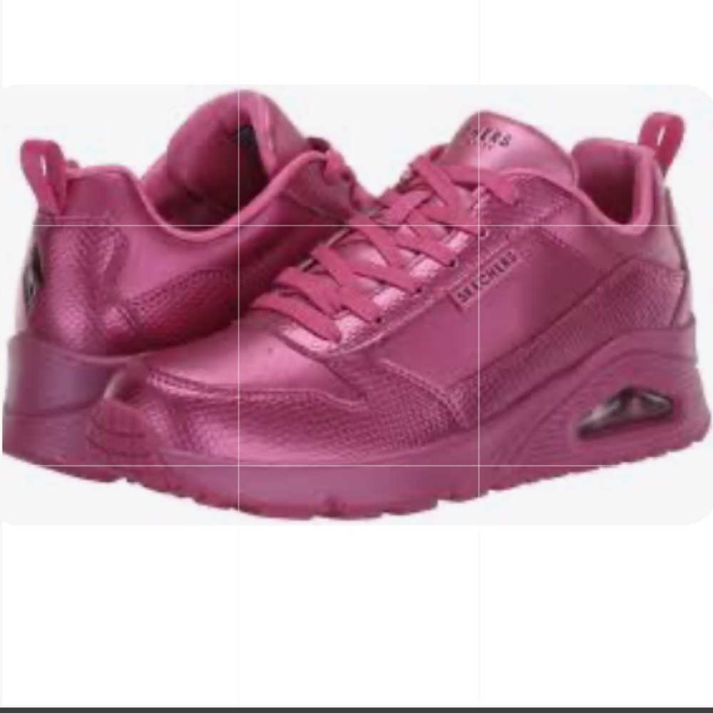 NWOT SKECHERS Magenta UNO Sneakers